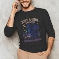 Just a Girl Who Loves Dragons And Books Fantasy Unisex Long Sleeve T-Shirt Just a Girl Who Loves Dragons And Books Fantasy Unisex Long Sleeve T-Shirt