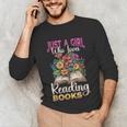 Just A Girl Who Loves Reading Books Unisex Long Sleeve T-Shirt