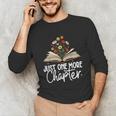Just One More Chapter Floral Book Reading Girl Bookworm Unisex Long Sleeve T-Shirt Just One More Chapter Floral Book Reading Girl Bookworm Unisex Long Sleeve T-Shirt
