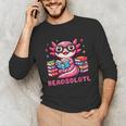 Kawaii Axolotl Readsolotl Book Lover Reading Bookworm Girls Unisex Long Sleeve T-Shirt Kawaii Axolotl Readsolotl Book Lover Reading Bookworm Girls Unisex Long Sleeve T-Shirt