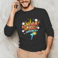 Kids Ka-Blam 7 Year Old Boys 7th Birthday Comic Book Super Hero Unisex Long Sleeve T-Shirt Kids Ka-Blam 7 Year Old Boys 7th Birthday Comic Book Super Hero Unisex Long Sleeve T-Shirt