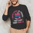 Knowledge Is Power Book Club Librarian Read Banned Books Unisex Long Sleeve T-Shirt