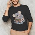 Koala Reading Book Pajama Sleep Unisex Long Sleeve T-Shirt Koala Reading Book Pajama Sleep Unisex Long Sleeve T-Shirt