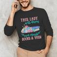 THIS LADY Will Never Own Enough BOOKS & YARN Unisex Long Sleeve T-Shirt