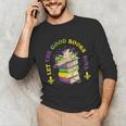 Let The Good Books Roll Mardi Gras Reading Unisex Long Sleeve T-Shirt Let The Good Books Roll Mardi Gras Reading Unisex Long Sleeve T-Shirt