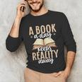 Librarian A Book A Day For Book Lover Reading Library Unisex Long Sleeve T-Shirt