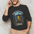 Library Where The Adventure Begins Book Reading Quote Unisex Long Sleeve T-Shirt