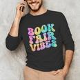 Library Book Fair Vibe Tie Dye School Reading Nostalgic Unisex Long Sleeve T-Shirt Library Book Fair Vibe Tie Dye School Reading Nostalgic Unisex Long Sleeve T-Shirt