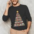 Literary Book Tree Bookish Shelf Art For Avid Readers Unisex Long Sleeve T-Shirt