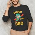 Little Cute Superhero Brother Comic Book Baby Bro Unisex Long Sleeve T-Shirt Little Cute Superhero Brother Comic Book Baby Bro Unisex Long Sleeve T-Shirt