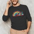 Take A Look A Book Vintage Reading Librarian Rainbow Unisex Long Sleeve T-Shirt