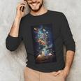 Magical Book Floral Coffee Books Nature Fantasy Unisex Long Sleeve T-Shirt