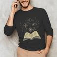 Mystic Astral Lunar Celestial Witch Spell Book Unisex Long Sleeve T-Shirt