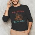 All I Need Is Books & Cats Cozy Unisex Long Sleeve T-Shirt All I Need Is Books & Cats Cozy Unisex Long Sleeve T-Shirt
