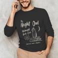 Night Owl Book Club Bookish Book Lover Tee Unisex Long Sleeve T-Shirt