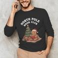 North Pole Book Club Gingerbread Christmas Reading Unisex Long Sleeve T-Shirt