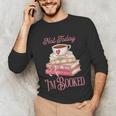 Not Today I'm Booked Book Lover Book Stack Coquette Bow Unisex Long Sleeve T-Shirt Not Today I'm Booked Book Lover Book Stack Coquette Bow Unisex Long Sleeve T-Shirt