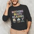 Nothing Beats Reading Book Librarian Across America Kids Unisex Long Sleeve T-Shirt