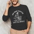 One More Chapter Skeleton Reading Book Lover Bookworm Unisex Long Sleeve T-Shirt One More Chapter Skeleton Reading Book Lover Bookworm Unisex Long Sleeve T-Shirt