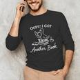 Oops I Got Another Book Goose Goose Reader Unisex Long Sleeve T-Shirt