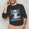 I Read Alotl Cute Axolotl Reading Book Lover Unisex Long Sleeve T-Shirt