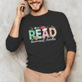 Read Banned Books Christmas Holiday Unisex Long Sleeve T-Shirt