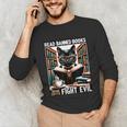 Read Banned Books Drink Coffee Fight Evil Book Reader Lovers Unisex Long Sleeve T-Shirt Read Banned Books Drink Coffee Fight Evil Book Reader Lovers Unisex Long Sleeve T-Shirt
