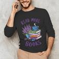 Read More Books Floral Book Reader Art Reading Lover Quote Unisex Long Sleeve T-Shirt Read More Books Floral Book Reader Art Reading Lover Quote Unisex Long Sleeve T-Shirt
