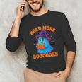 Read More Books Halloween Book Cute Ghost Reading Teaching Unisex Long Sleeve T-Shirt Read More Books Halloween Book Cute Ghost Reading Teaching Unisex Long Sleeve T-Shirt