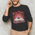 Read Your Heart Out Book Valentines Day Reading Teacher Unisex Long Sleeve T-Shirt