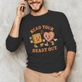 Read Your Heart Out Teacher Valentines Reading Book Love Unisex Long Sleeve T-Shirt Read Your Heart Out Teacher Valentines Reading Book Love Unisex Long Sleeve T-Shirt