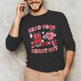 Read Your Heart Out Valentine Teacher Book Lover Unisex Long Sleeve T-Shirt Read Your Heart Out Valentine Teacher Book Lover Unisex Long Sleeve T-Shirt