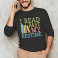 I Read Past My Bedtime Book Quote Humor Unisex Long Sleeve T-Shirt