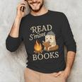Read S'More Books Campfire Reading Book Lovers Camper Unisex Long Sleeve T-Shirt