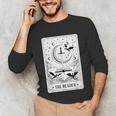 The Reader Tarot Card Bookworm Books Lover Dragon Librarians Unisex Long Sleeve T-Shirt
