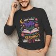 Reading 6 7 Meme Six Seven Cozy Book Lover Teacher Unisex Long Sleeve T-Shirt