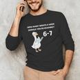 Reading 6-7 Silly Goose Read Books Bookish Bookworm Unisex Long Sleeve T-Shirt Reading 6-7 Silly Goose Read Books Bookish Bookworm Unisex Long Sleeve T-Shirt