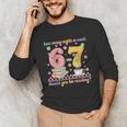 Reading 67 Teacher Six Seven Reading 6 7 Book Lover Unisex Long Sleeve T-Shirt