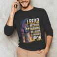 Reading Bookish Dragon Fantasy Unisex Long Sleeve T-Shirt Reading Bookish Dragon Fantasy Unisex Long Sleeve T-Shirt