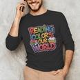Reading Colors Our World Books Lover Unisex Long Sleeve T-Shirt
