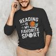 Reading Is My Favorite Sport Reading Book Lover Reader Unisex Long Sleeve T-Shirt Reading Is My Favorite Sport Reading Book Lover Reader Unisex Long Sleeve T-Shirt