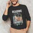 Reading Is My Favorite Sport Bookworm Unisex Long Sleeve T-Shirt