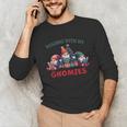 Reading With My Gnomies Reading Book Christmas Unisex Long Sleeve T-Shirt Reading With My Gnomies Reading Book Christmas Unisex Long Sleeve T-Shirt