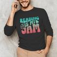Reading Is My Jam Book Lover Bookworm Teacher Library Reader Unisex Long Sleeve T-Shirt Reading Is My Jam Book Lover Bookworm Teacher Library Reader Unisex Long Sleeve T-Shirt