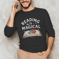 Reading Is Magical Book Lover Bookworm Librarian Library Day Unisex Long Sleeve T-Shirt Reading Is Magical Book Lover Bookworm Librarian Library Day Unisex Long Sleeve T-Shirt