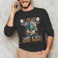 Reading Readers I Read Send Books Dragon Bookworm Tee Unisex Long Sleeve T-Shirt