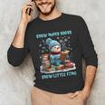 Reading Snow So Many Books Christmas Snow Little Time Unisex Long Sleeve T-Shirt
