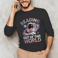 Reading Is Out Of This World Space Book Lover Unisex Long Sleeve T-Shirt