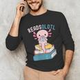 Reads Alotl Shirt Kids Readsolotl Read Axolotl Shirt Books Unisex Long Sleeve T-Shirt Reads Alotl Shirt Kids Readsolotl Read Axolotl Shirt Books Unisex Long Sleeve T-Shirt