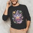 ReadsALOTL Cute Axolotl Book Lover Unisex Long Sleeve T-Shirt ReadsALOTL Cute Axolotl Book Lover Unisex Long Sleeve T-Shirt